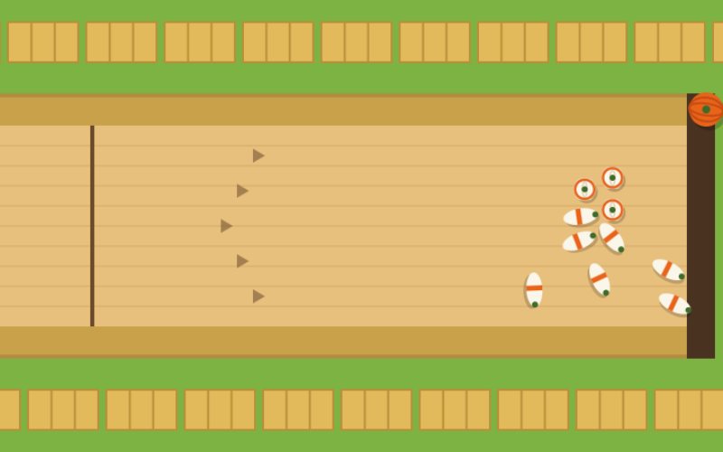 Pumpkin Bowling game
